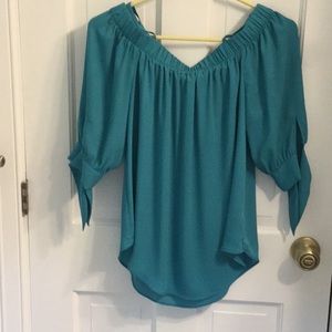 Teal Blouse
